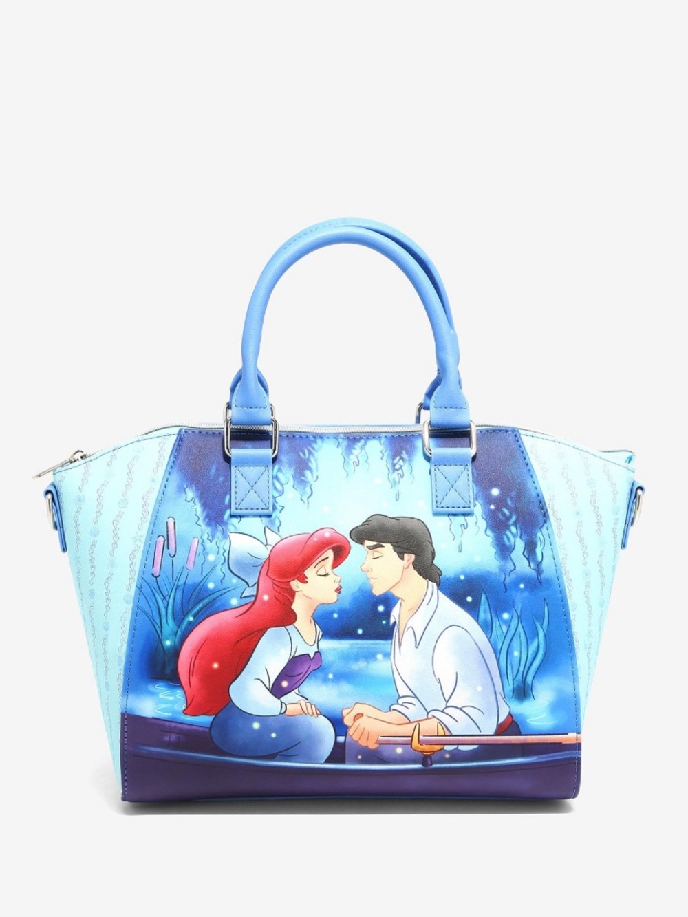 Rare - Loungefly The Little Mermaid “Kiss The Girl” Top Handle/Crossbody Handbag